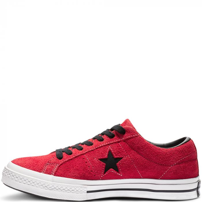 Boty Converse One Star enamel red/black/white