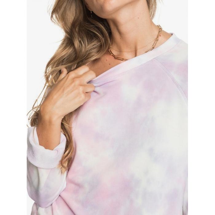 Mikina Roxy DIVE DEEP CREW ORCHID PETAL NO FLOWERS FLY T