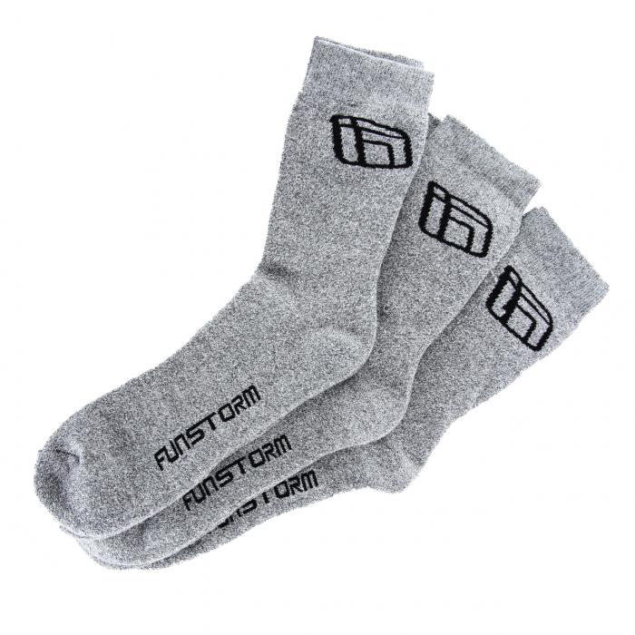Ponožky Funstorm Lind grey - 3 pack