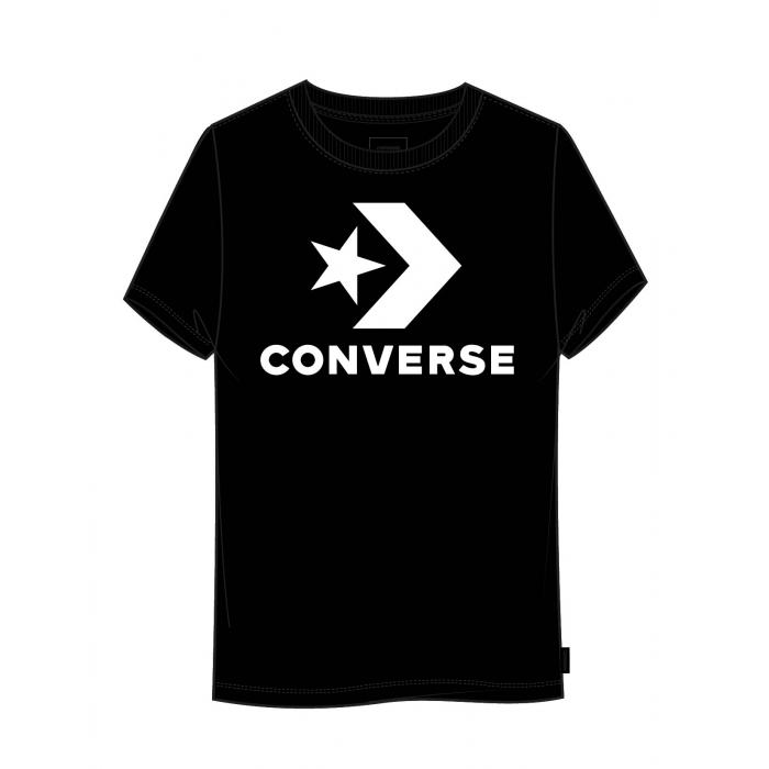 Tričko Converse STAR CHEVRON CENTER FRONT TEE BLACK