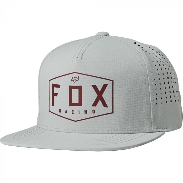 Kšiltovka Fox Crest Snapback Hat Grey/Red