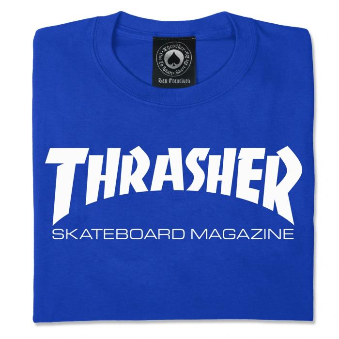 Tričko Thrasher Skate Mag Royal Blue