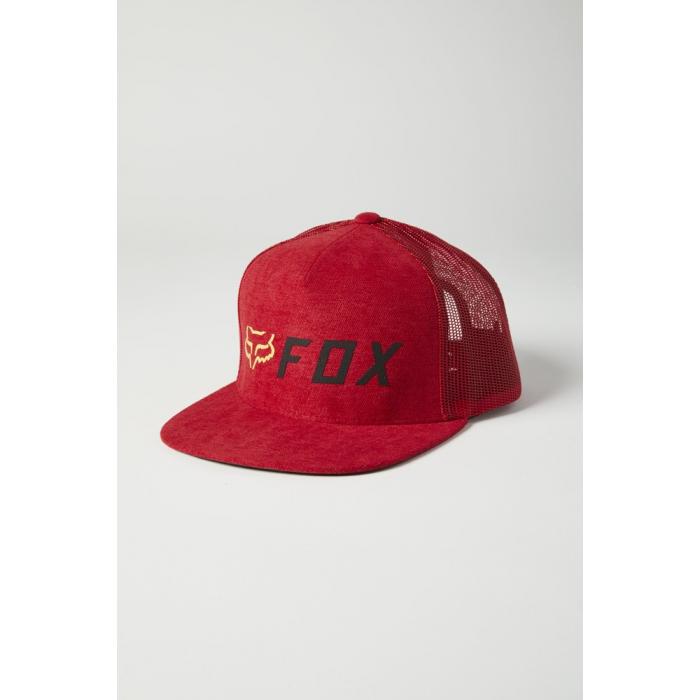 Kšiltovka Fox Youth Apex Snapback Hat Red/Black