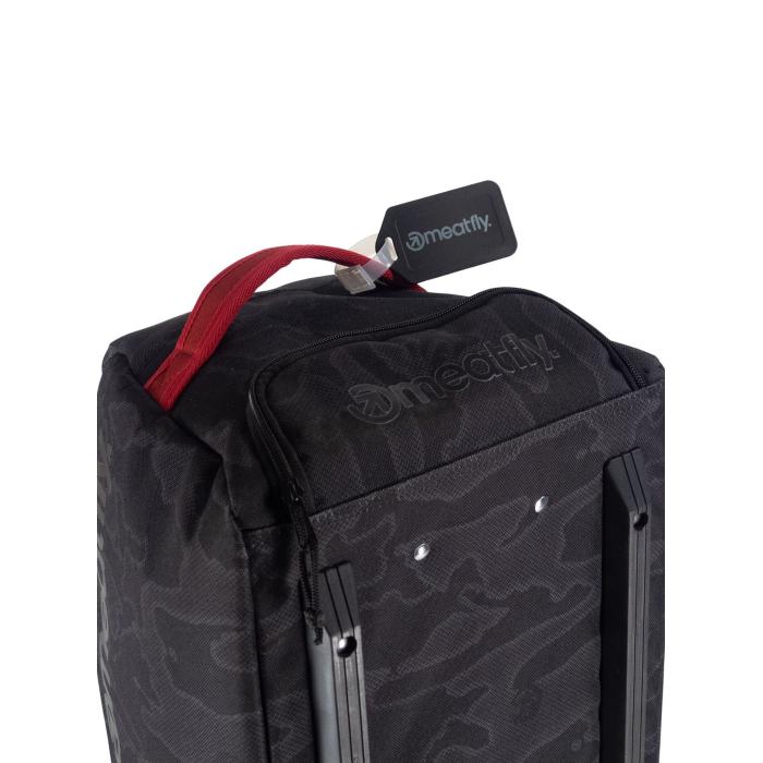 Cestovní taška Meatfly Gail, Morph Black 42 L
