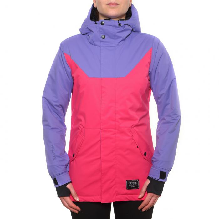 Zimní bunda Funstorm Ergusa violet/pink