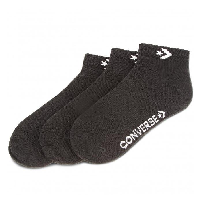 Ponožky Converse 3PP Mesh Logo Black/white x 3