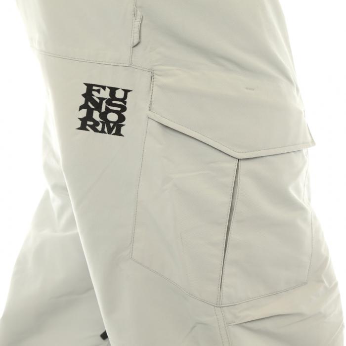 Snowboardové kalhoty Funstorm MIX pants white