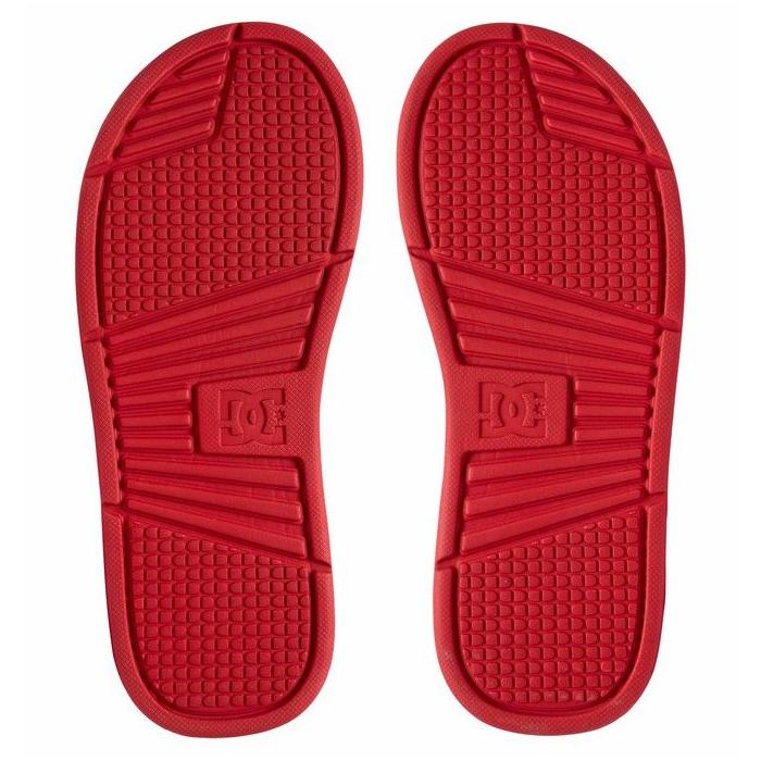 Pantofle DC BOLSA SE RED/WHITE