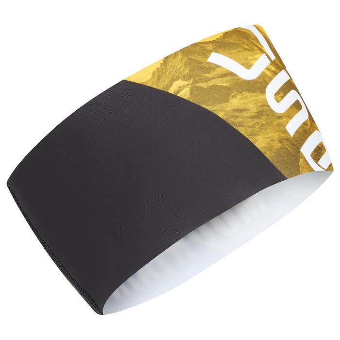 Čelenka La Sportiva Promo Headband Black/Yellow_999100