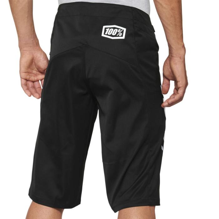 MTB kraťasy na kolo 100% R-CORE Shorts Black