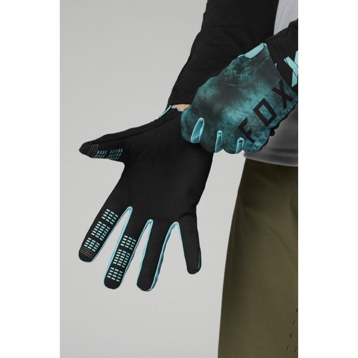 Cyklistické rukavice Fox Ranger Glove Teal