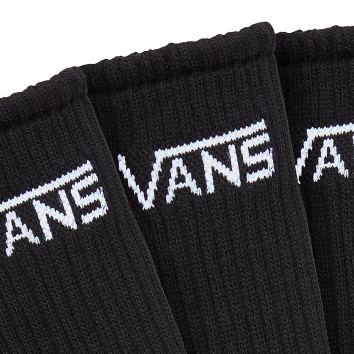 Ponožky Vans CLASSIC CREW BOYS 3 PACK Black