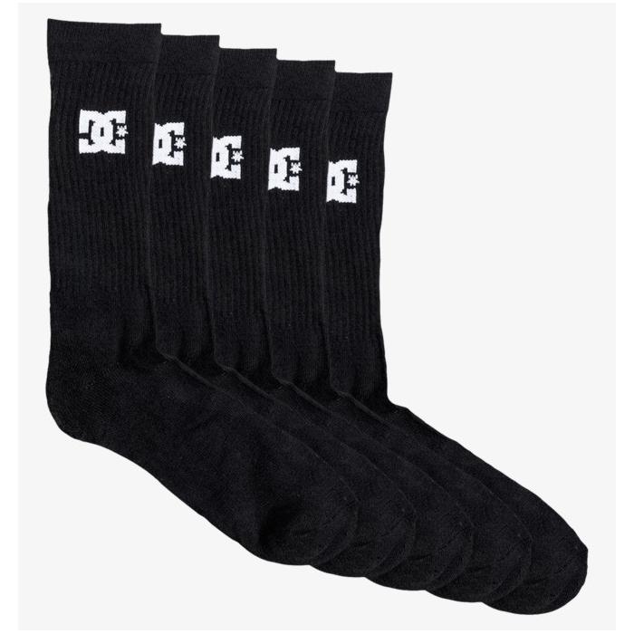 Ponožky DC SPP DC CREW 5PK BLACK