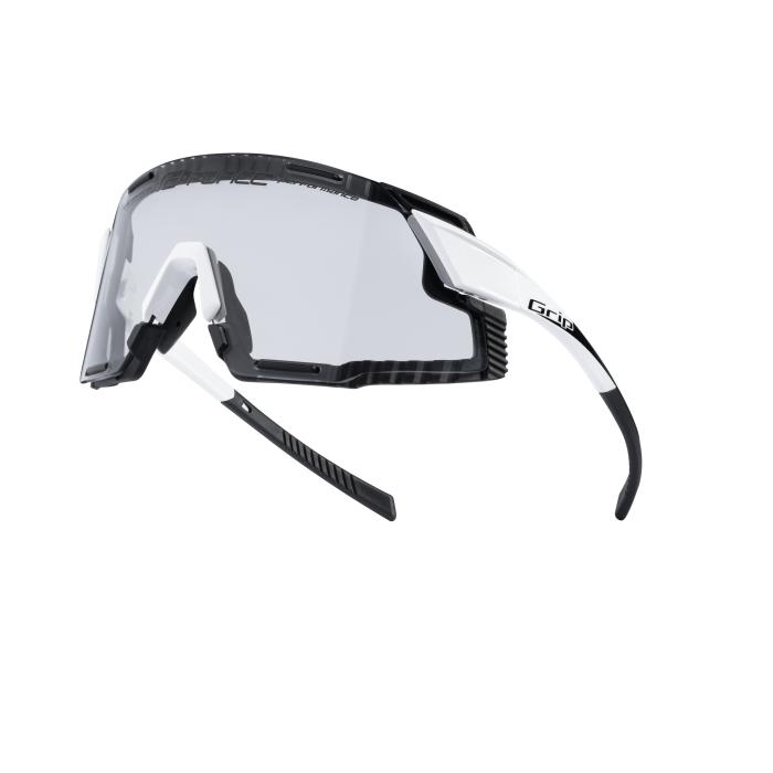 Brýle FORCE GRIP bílé, fotochromatické sklo