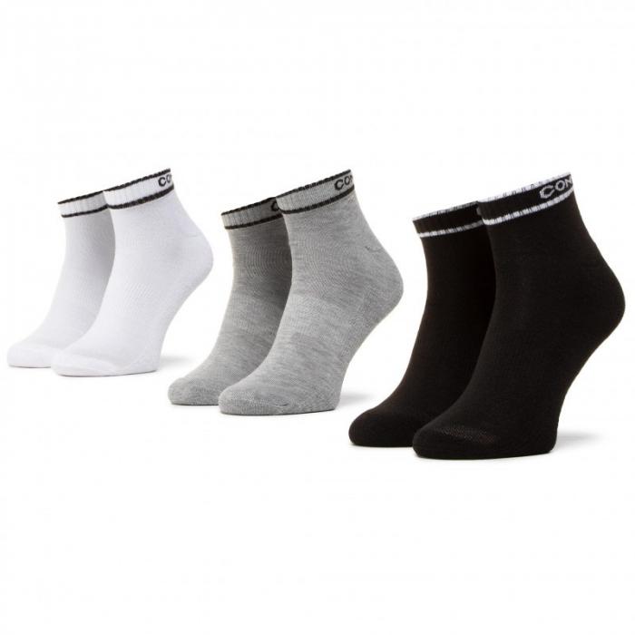 Ponožky Converse 3PP Horizontal Stripe Men's MFC High LGH
White
Black