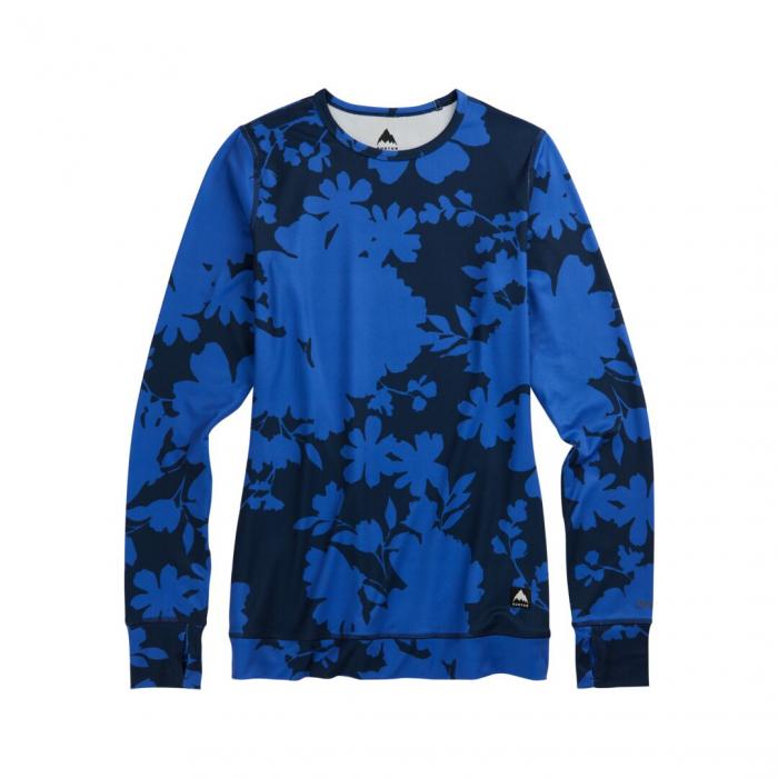 Termo tričko Burton MIDWEIGHT CREW AMPARO BLUE CAMELLIA