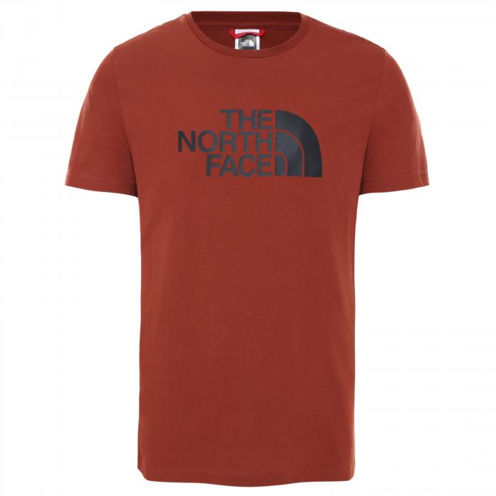Tričko The North Face S/S EASY TEE - EU BRANDY BROWN