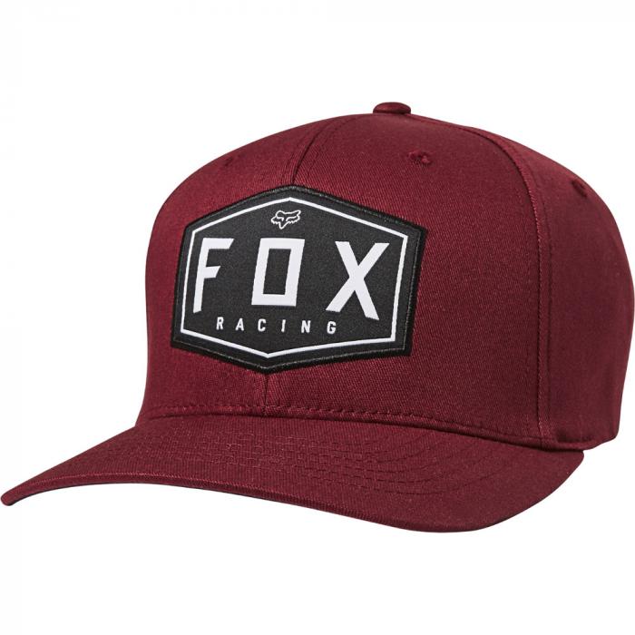 Kšiltovka Fox Crest Flexfit Hat Cranberry