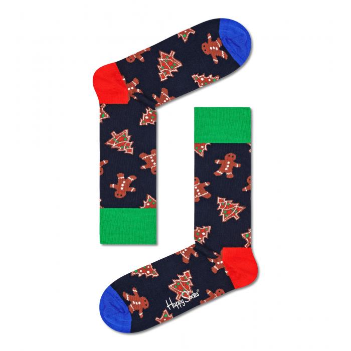 Ponožky Happy Socks 1-Pack Gingerbread Cookies Socks Gift Box