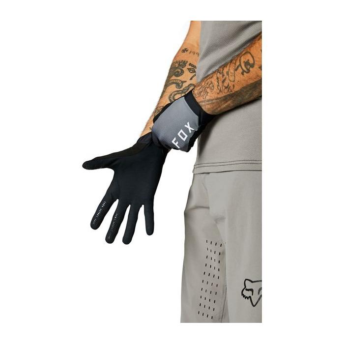 Cyklistické rukavice Fox Flexair Ascent Glove Steel Grey