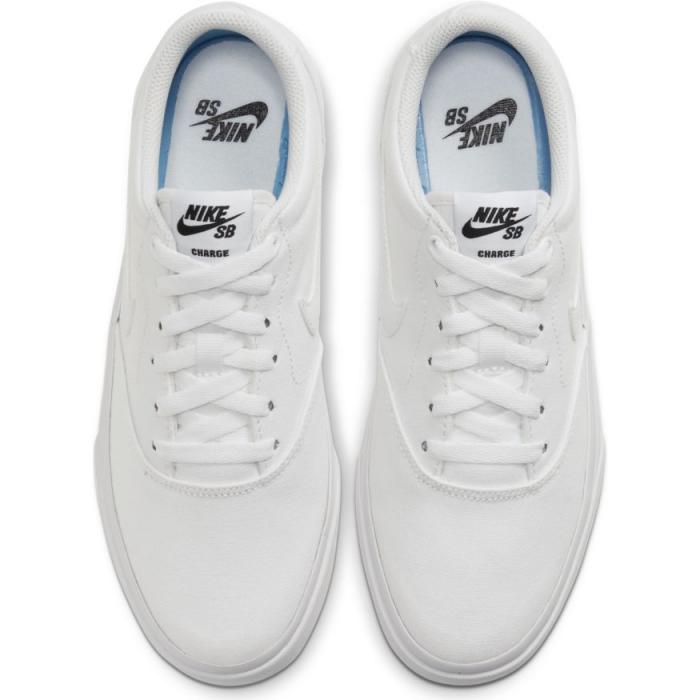 Boty Nike SB CHARGE CNVS white/white-white-black