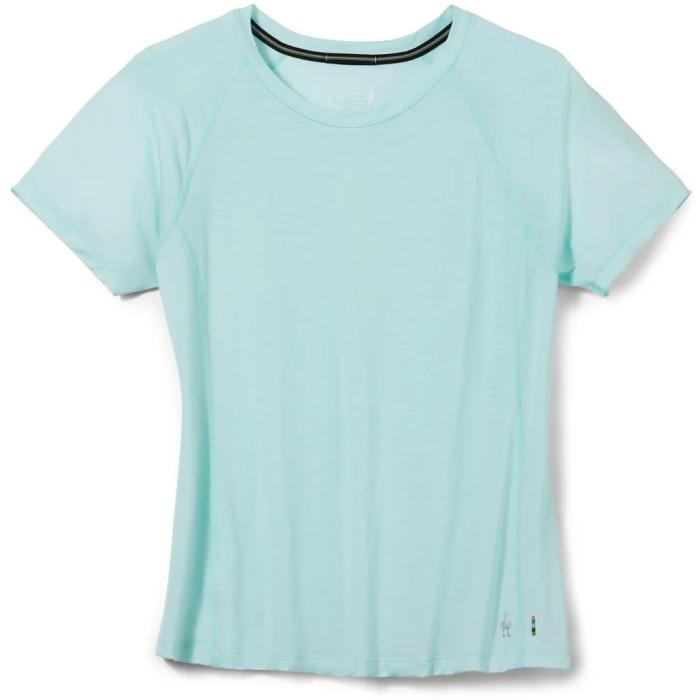 Termo tričko Smartwool W MERINO SPORT ULTRALITE S/S bleached aqua heather