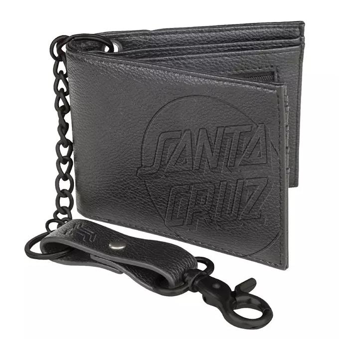 Peněženka Santa Cruz Opus Dot Chain Wallet Black