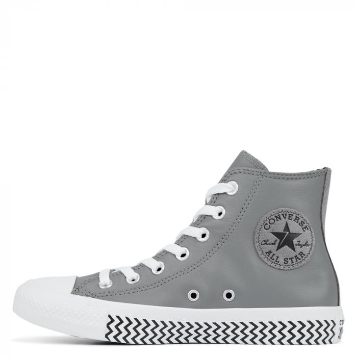Boty Converse CHUCK TAYLOR ALL STAR Vltg Leather Hi Mason/Black/White