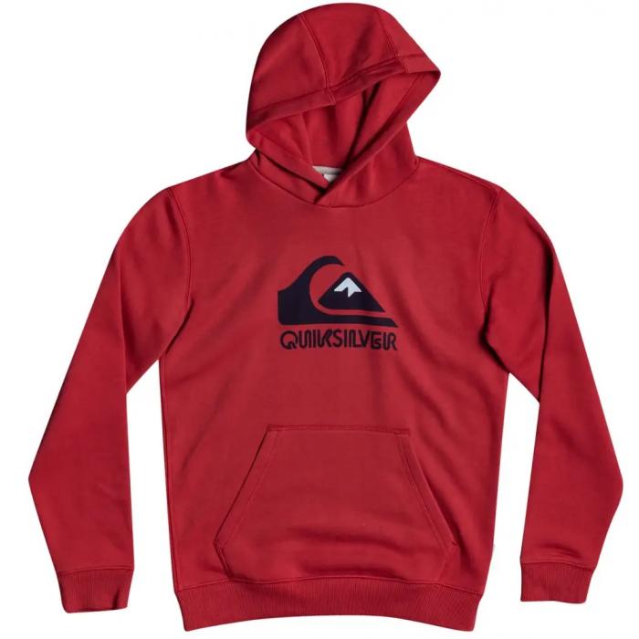 Mikina Quiksilver PRIMARY COLORS HOOD YOUTH AMERICAN RED
