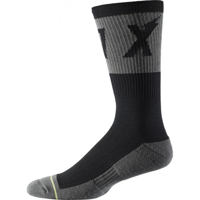 Ponožky Fox 8' Trail Cushion Sock Wurd Black