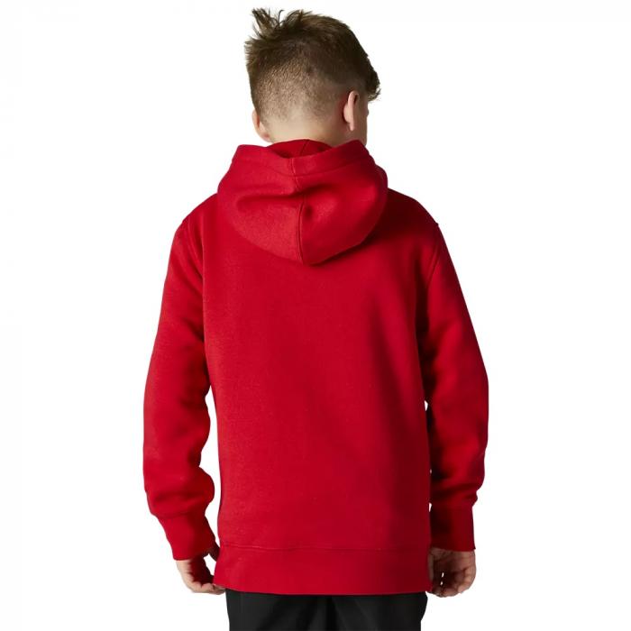 Mikina Fox Youth legacy pullover fleece flame RED