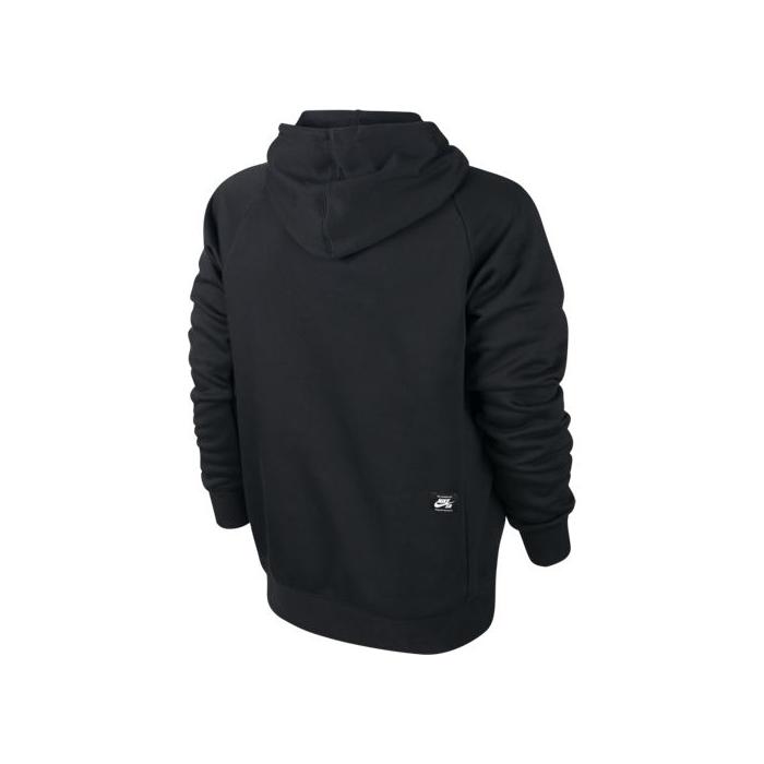 Mikina Nike SB SB icon hoodie black/white