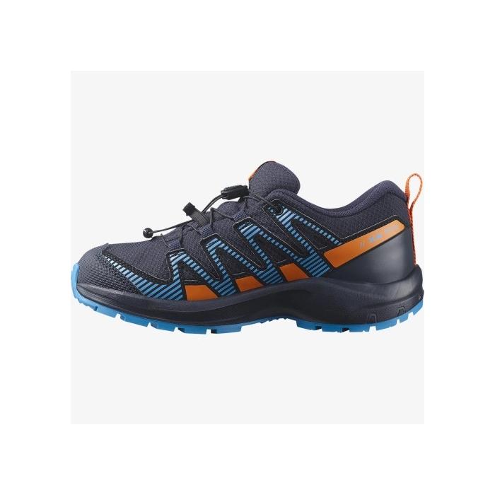 Běžecké boty Salomon XA PRO V8 CSWP J Navy Wil/Vibrant Orange /Blithe