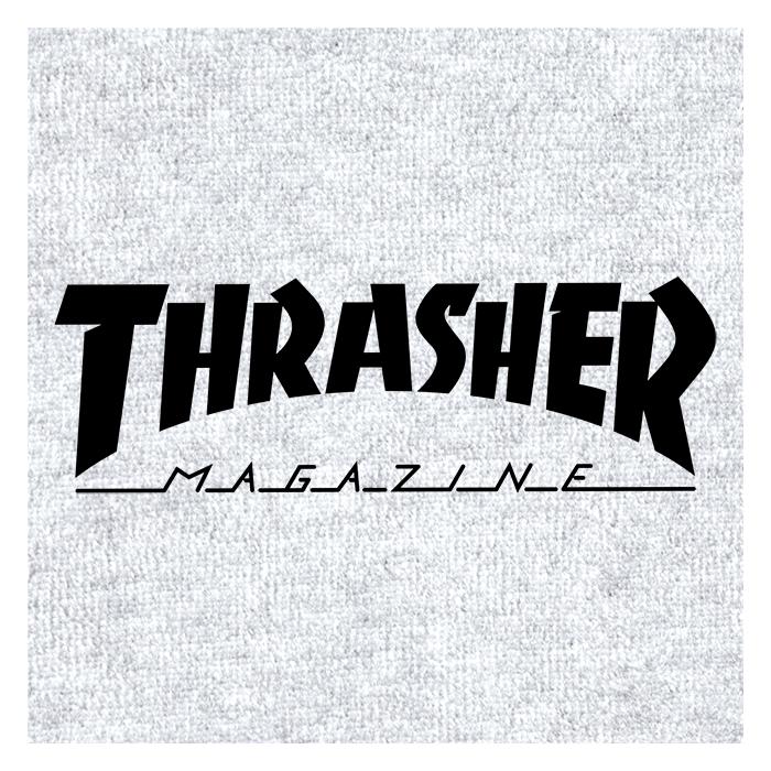 Mikina Thrasher Magazine Logo Zip Gray