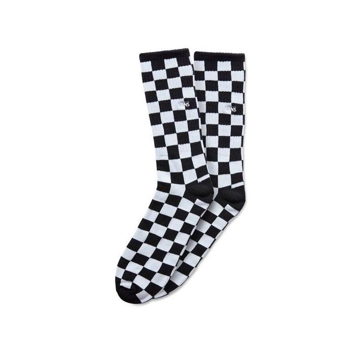 Ponožky Vans CHECKERBOARD CREW Black/White