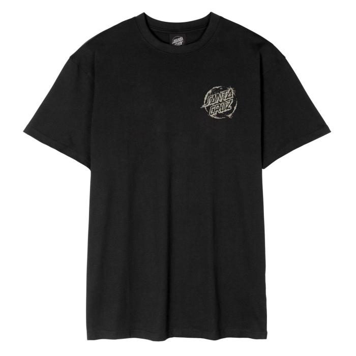 Tričko Santa Cruz Erode Dot Mono T-Shirt Black