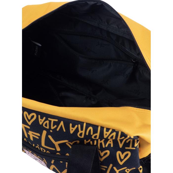 Cestovní taška Meatfly X Pura Vida Mavis, Yellow/Black