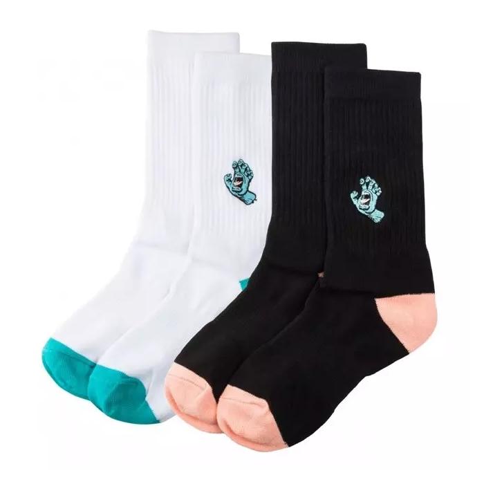 Ponožky Santa Cruz Mini Hand Sock (2 Pack) Assorted