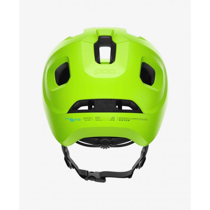 Cyklistická helma POC Axion SPIN  Fluorescent Yellow/Green