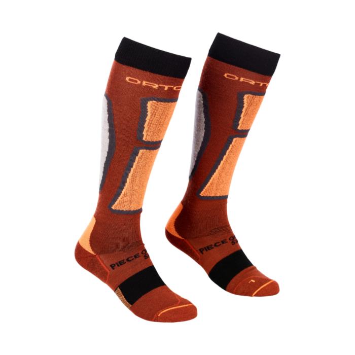 Ponožky Ortovox Ski RocknWool Long Socks Clay Orange