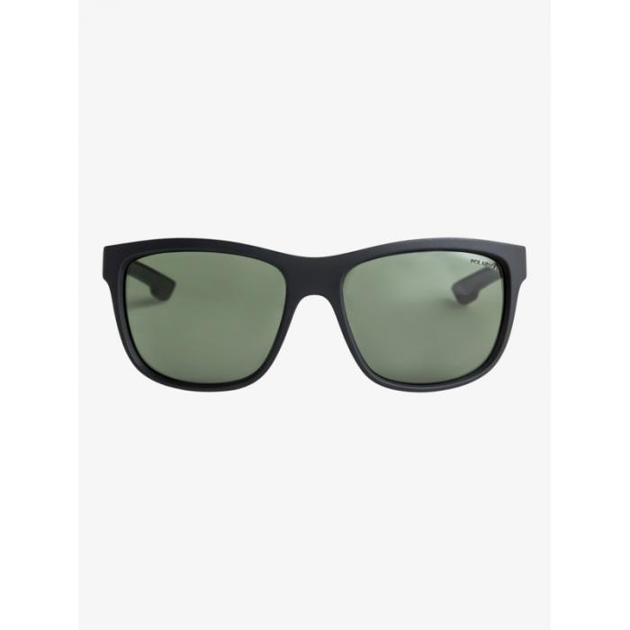 Sluneční brýle Quiksilver CRUSADER POLARIZED MATTE BLACK/GREEN POLARIZED