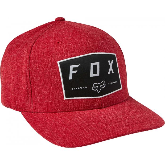 Kšiltovka Fox Badge Flexfit Hat Chilli