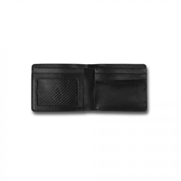 Peněženka Volcom Evers Leather Wallet Black