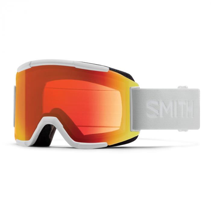 Lyžařské brýle Smith SQUAD WHITE VAPOR/CHROMAPOP EVERYDAY RED MIRROR