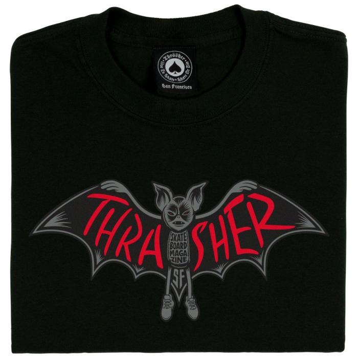Tričko Thrasher Bat Black