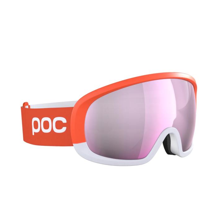 POC Fovea Mid Clarity Comp Fluorescent Orange/Hydrogen White/Clarity Comp Low Light