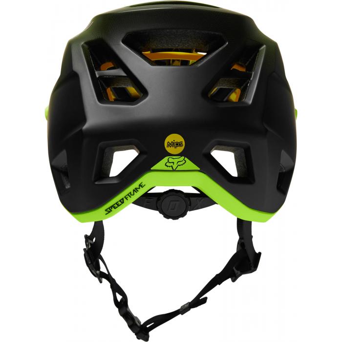 Cyklistická helma Fox Speedframe Helmet Mips Black/Yellow