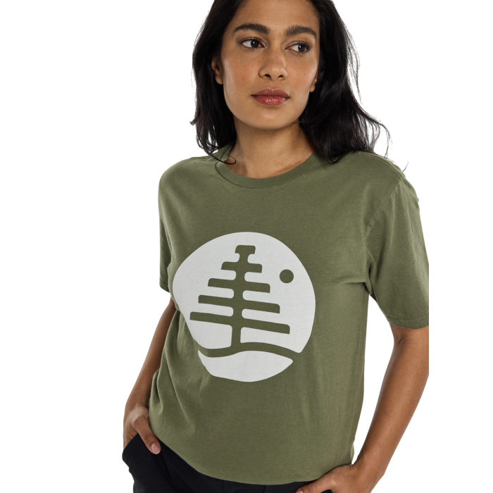 Tričko Burton Family Tree Short Sleeve T-Shirt Forest Moss