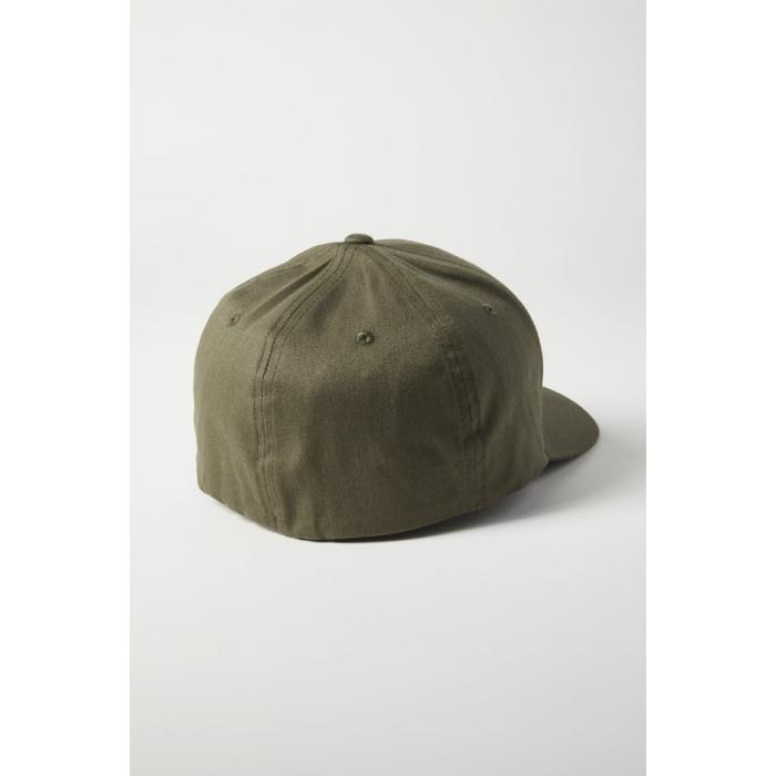 Kšiltovka Fox Emblem Flexfit Hat Olive Green