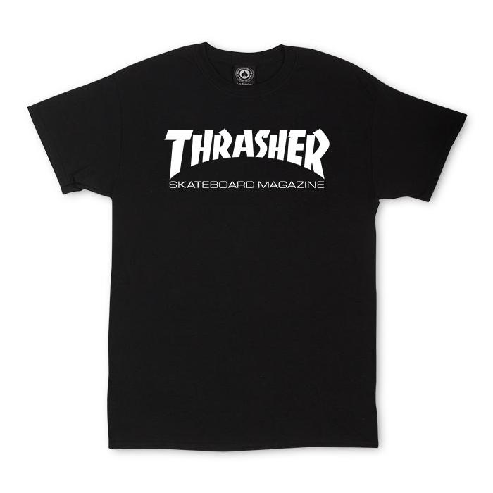 Tričko Thrasher SKATE MAG T-Shirt Black
